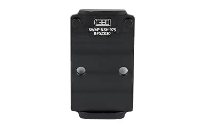 C&H Precision, CHP Adapter Plate, Converts the S&W 2.0 Core to Trijicon RMR/SRO/Holosun 407C/507C/508C/508T, Anodized Finish, Black, Includes Mounting Hardware
