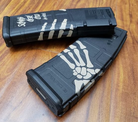 "From My Cold Dead Hands" Halloween Skeleton PMAG - Image 2