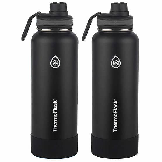 Laser Engraved Thermoflask 40oz Insulated Stainless Steel Water Bottle
