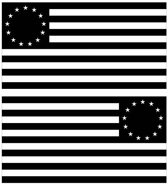 Betsy Ross Flag Decal
