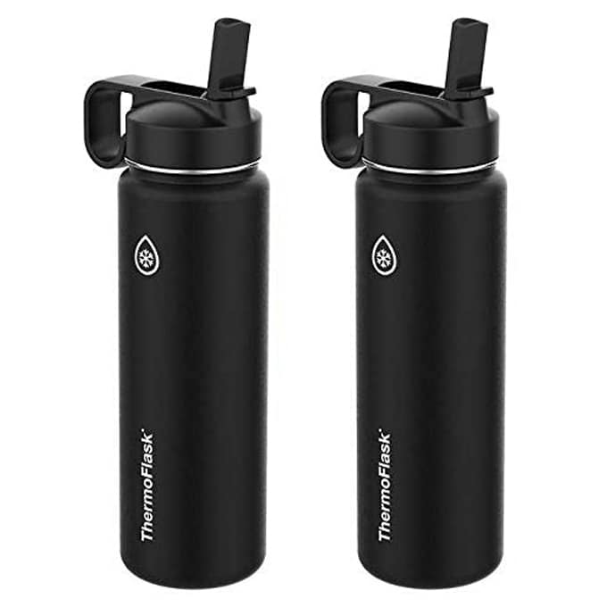 Laser Engraved Thermoflask 24oz Insulated Stainless Steel Water Bottle